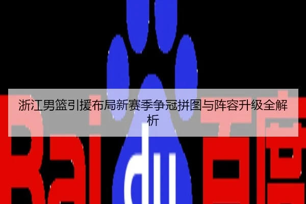 浙江男篮引援布局新赛季争冠拼图与阵容升级全解析